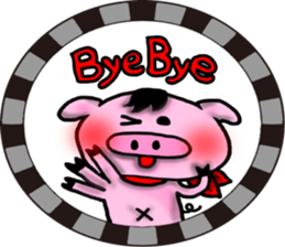 pig sticker-1- sticker #6504719