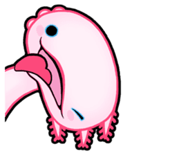 pink Axolotl live sticker #6505543