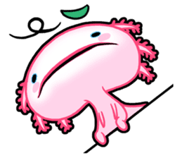 pink Axolotl live sticker #6505551
