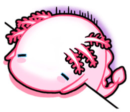 pink Axolotl live sticker #6505552