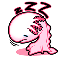 pink Axolotl live sticker #6505557