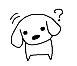 White beagle sticker #6505725