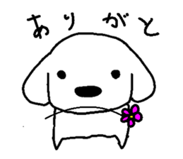 White beagle sticker #6505728