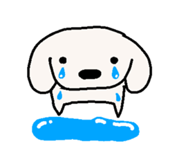 White beagle sticker #6505731