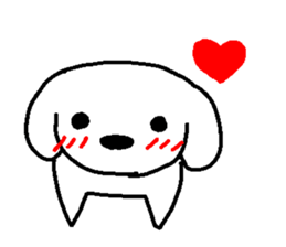 White beagle sticker #6505732