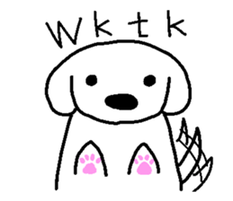 White beagle sticker #6505733