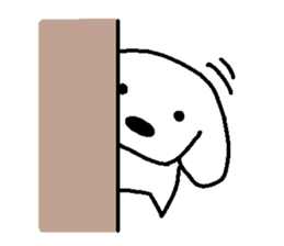 White beagle sticker #6505741