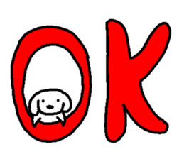 White beagle sticker #6505746