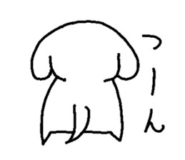 White beagle sticker #6505750