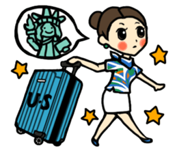 CREW LOVES TO FLY sticker #6505953