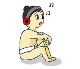 Small sumo sticker #6506079