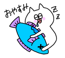 White-cat sticker #6506339
