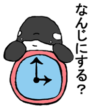 Round orcas sticker #6507969