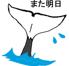 Round orcas sticker #6507991