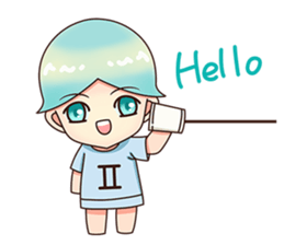 Kindergarten Of Constellation(Gemini) sticker #6508272