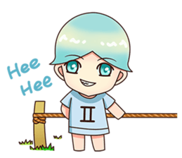 Kindergarten Of Constellation(Gemini) sticker #6508285