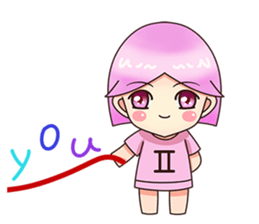 Kindergarten Of Constellation(Gemini) sticker #6508310