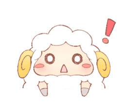 Softy & Cute Sheep sticker #6508376