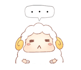 Softy & Cute Sheep sticker #6508379