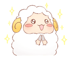 Softy & Cute Sheep sticker #6508402