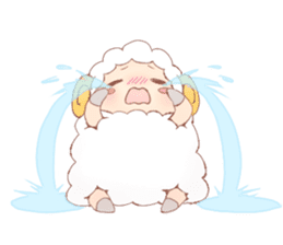 Softy & Cute Sheep sticker #6508404
