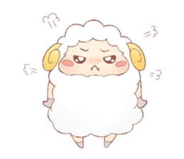 Softy & Cute Sheep sticker #6508406