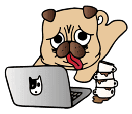 Dobby the Pug sticker #6508821