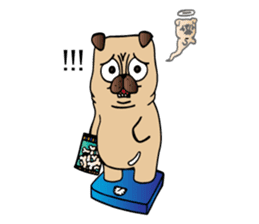 Dobby the Pug sticker #6508824