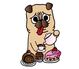 Dobby the Pug sticker #6508826