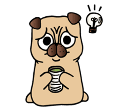 Dobby the Pug sticker #6508828