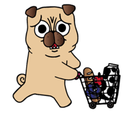 Dobby the Pug sticker #6508830