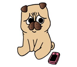 Dobby the Pug sticker #6508838