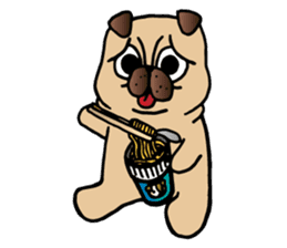 Dobby the Pug sticker #6508840