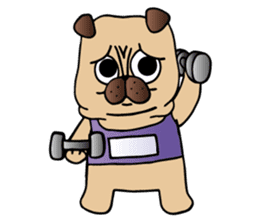 Dobby the Pug sticker #6508843