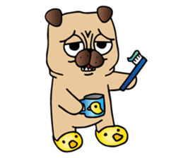 Dobby the Pug sticker #6508846