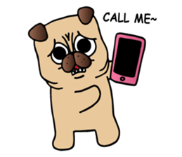 Dobby the Pug sticker #6508849