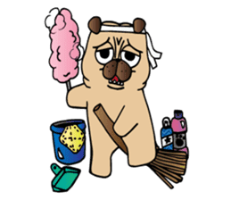 Dobby the Pug sticker #6508851