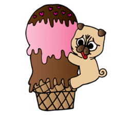 Dobby the Pug sticker #6508853
