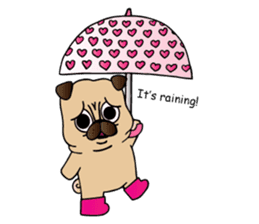 Dobby the Pug sticker #6508854