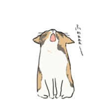 girl & tortoiseshell cat sticker #6508894