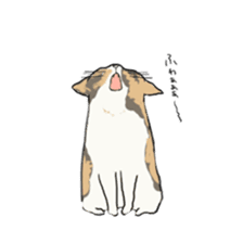 girl & tortoiseshell cat sticker #6508894