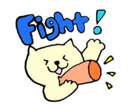 cat and bear friends sticker #6509385