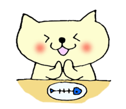 cat and bear friends sticker #6509393