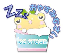 Ice cream frog(NEW) sticker #6509421
