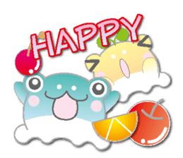 Ice cream frog(NEW) sticker #6509452