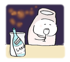 Japanese sake Love!! "Tokkuri-san"3 sticker #6509932