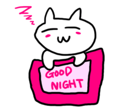 LUCKY PINK CHEEK CAT sticker #6509963