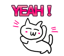 LUCKY PINK CHEEK CAT sticker #6509969