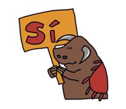 Spanish with Matador&Bull sticker #6510181