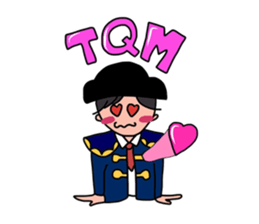 Spanish with Matador&Bull sticker #6510186